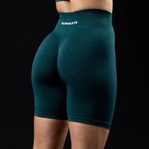 Alphalete Amplify Biker Shorts Dark Water